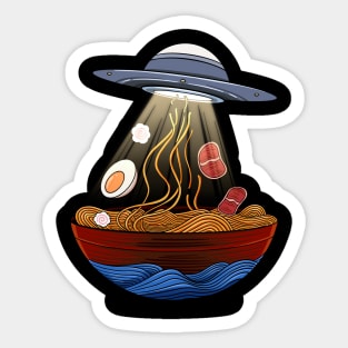 Ramen UFO Sticker